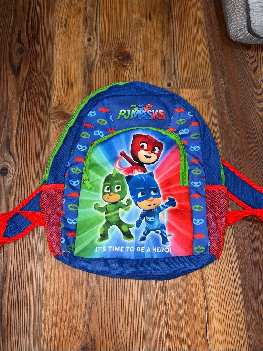 PJ Masks Kids Backpack - Blue, Red, Green